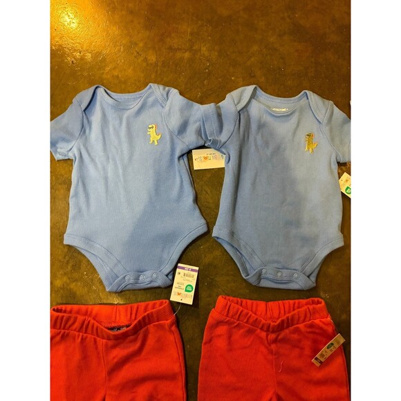 NWT Baby Boys Capsule Wardrobe Outfit Sets- Garanimals - 0-3M - Picture 2 of 4